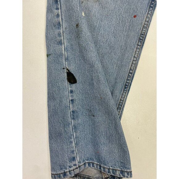 VINTAGE Levi's 550 Relaxed Fit Denim Jeans Men Size 35 X 28 Blue Tag Size 36x29 - Picture 4 of 13